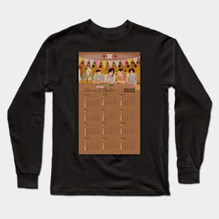 TXT KPOP BAND CALENDAR Long Sleeve T-Shirt